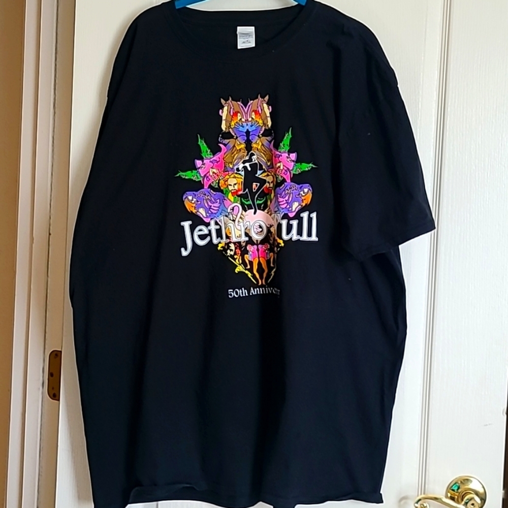 Jethro Toll 2018 50th anniversary tour t shirt 3xl
